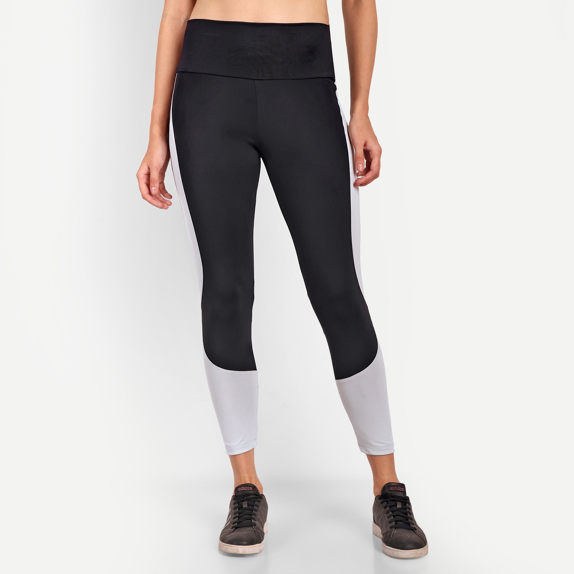 High Rise Contrast Panel Running Legging