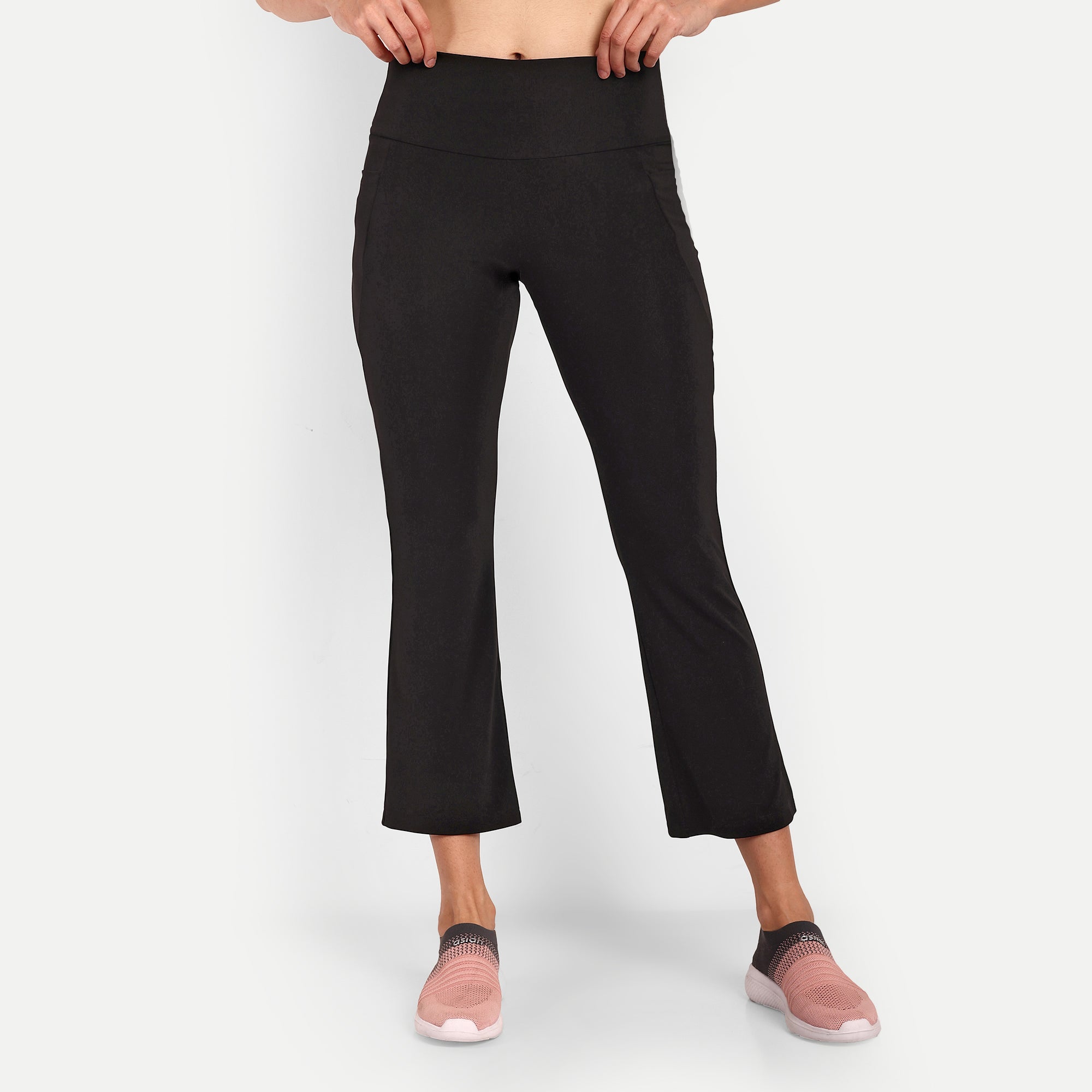 High Rise Yoga Pants With Side Pockets