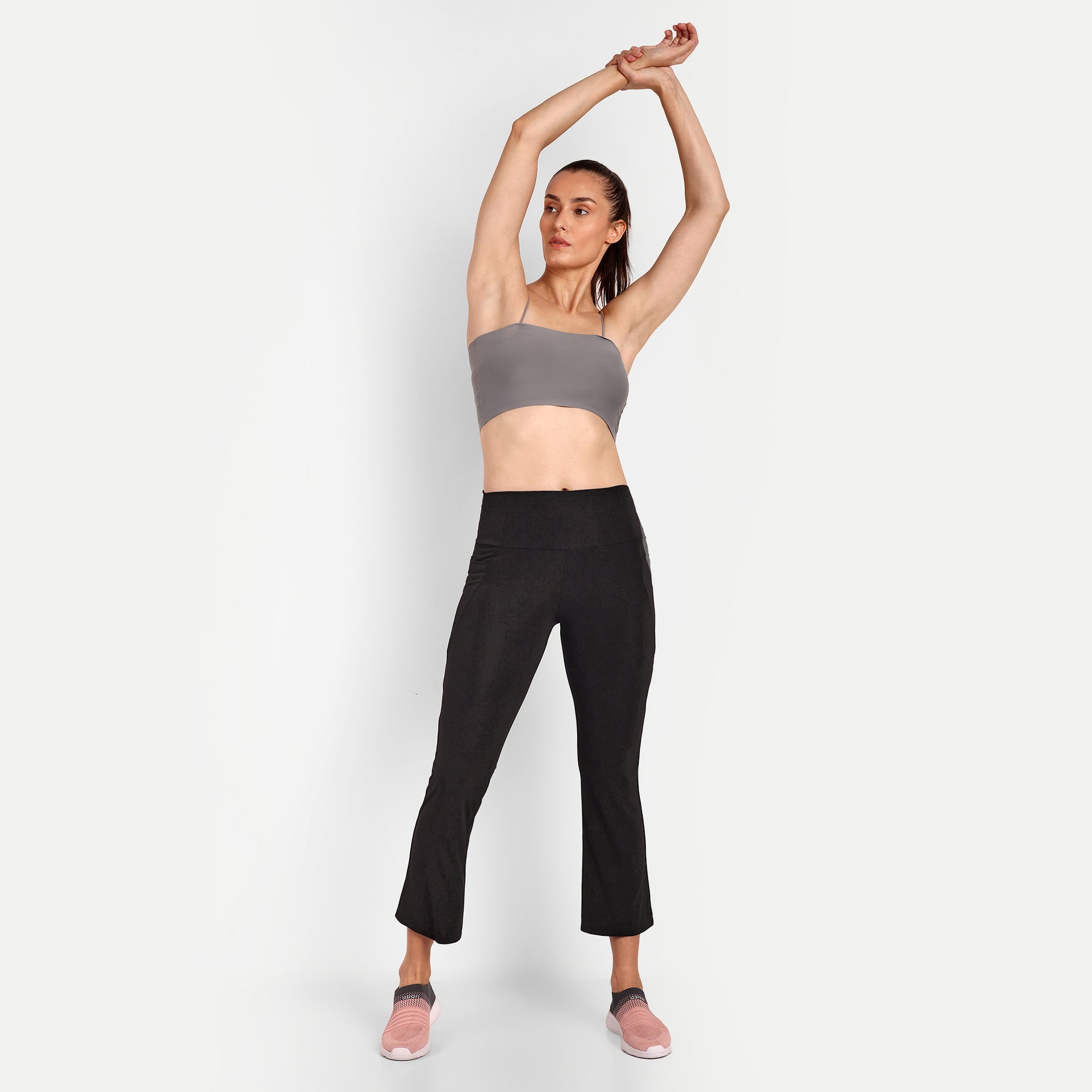 High Rise Yoga Pants With Side Pockets