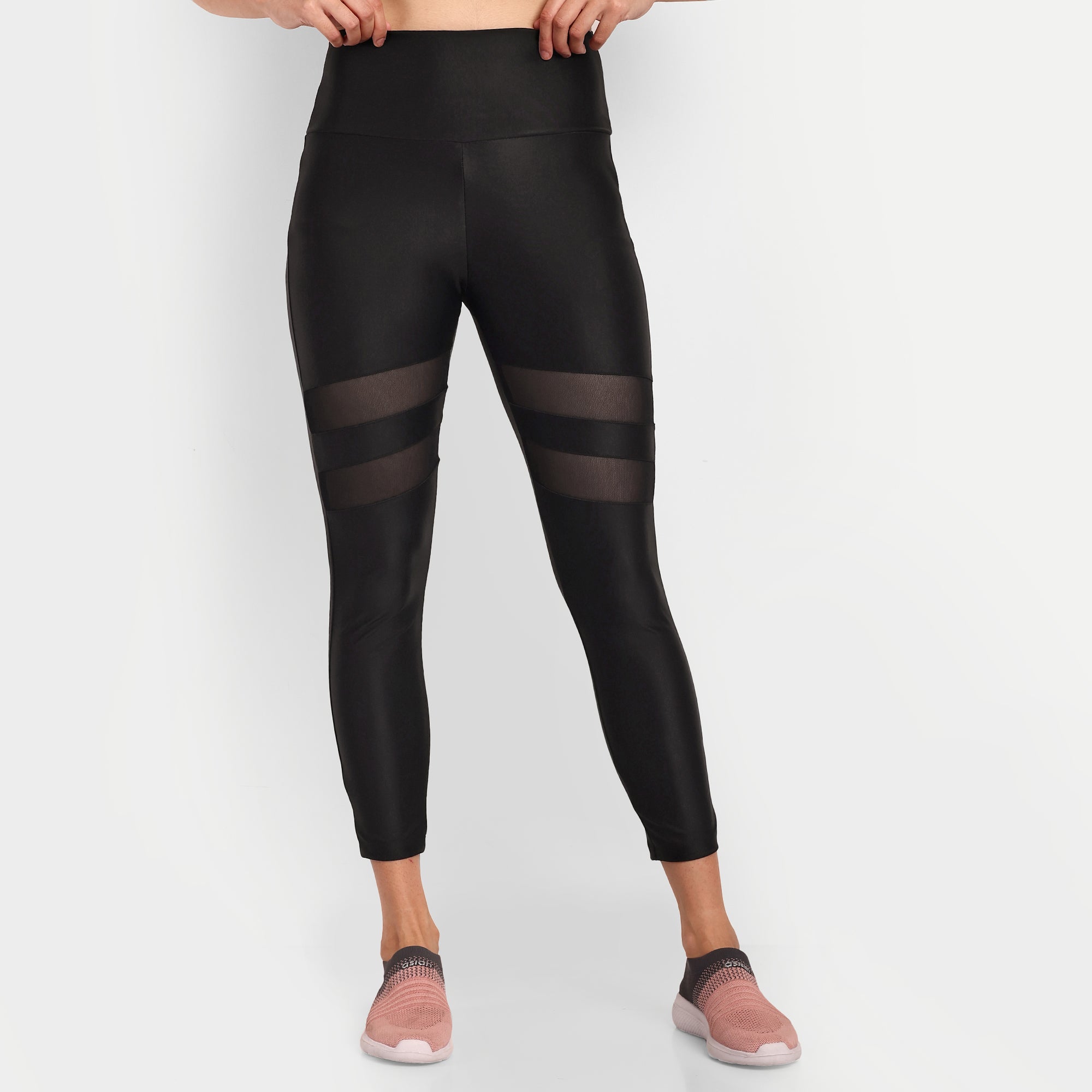 Mesh Detail High Rise Legging