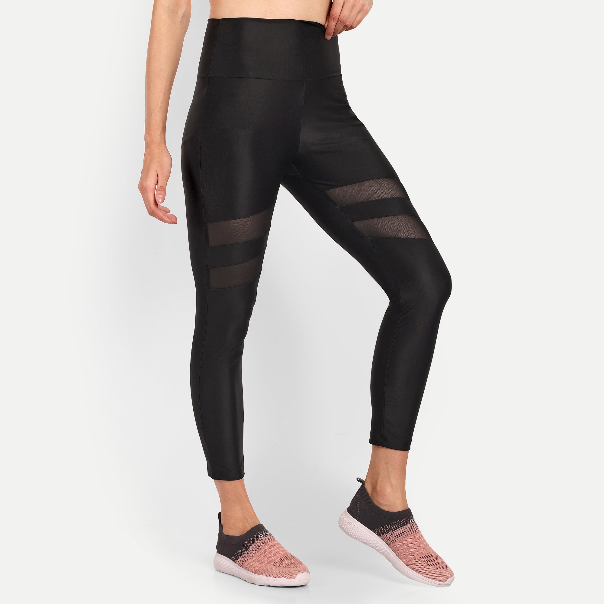 Mesh Detail High Rise Legging