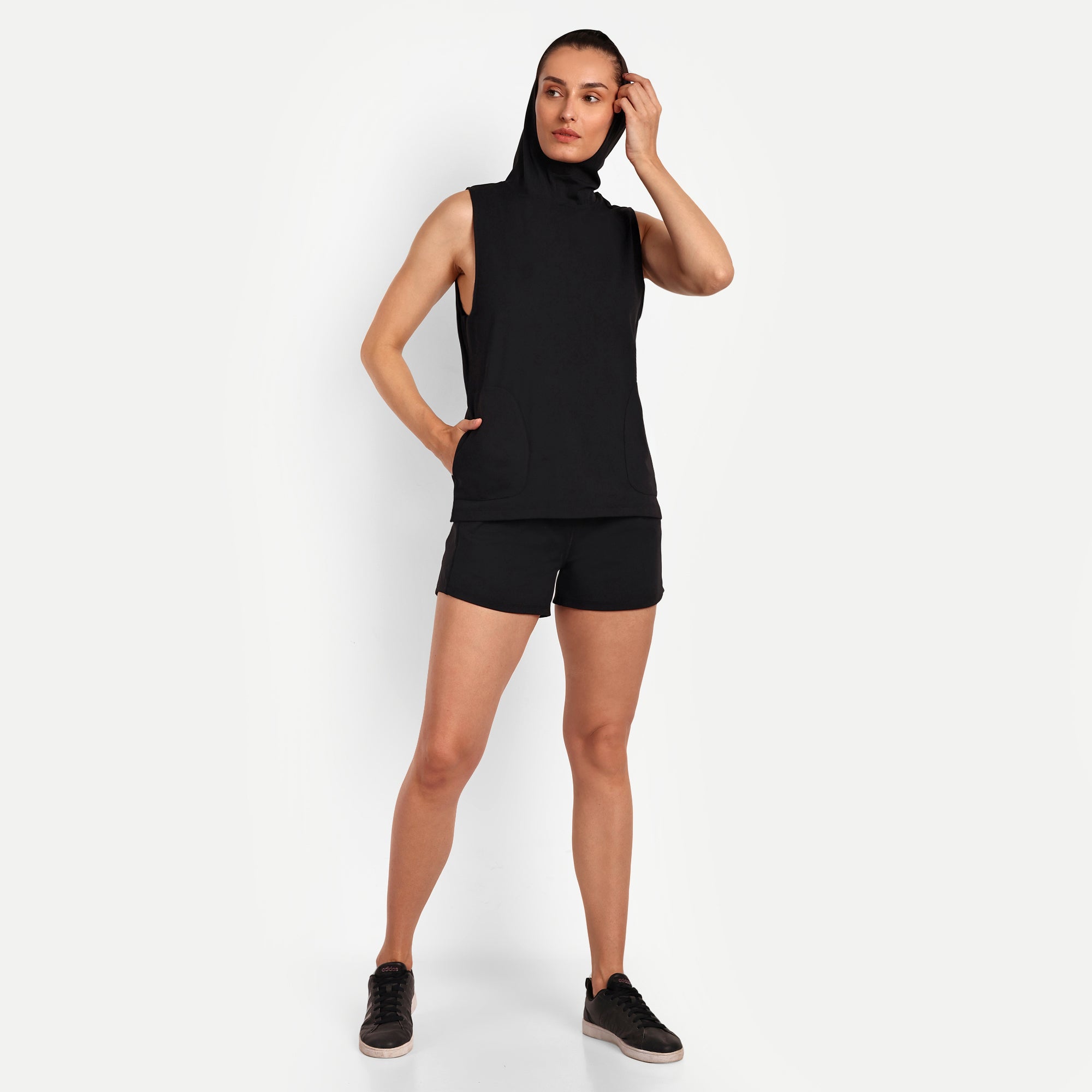 Sleeveless Comfort Hoodie