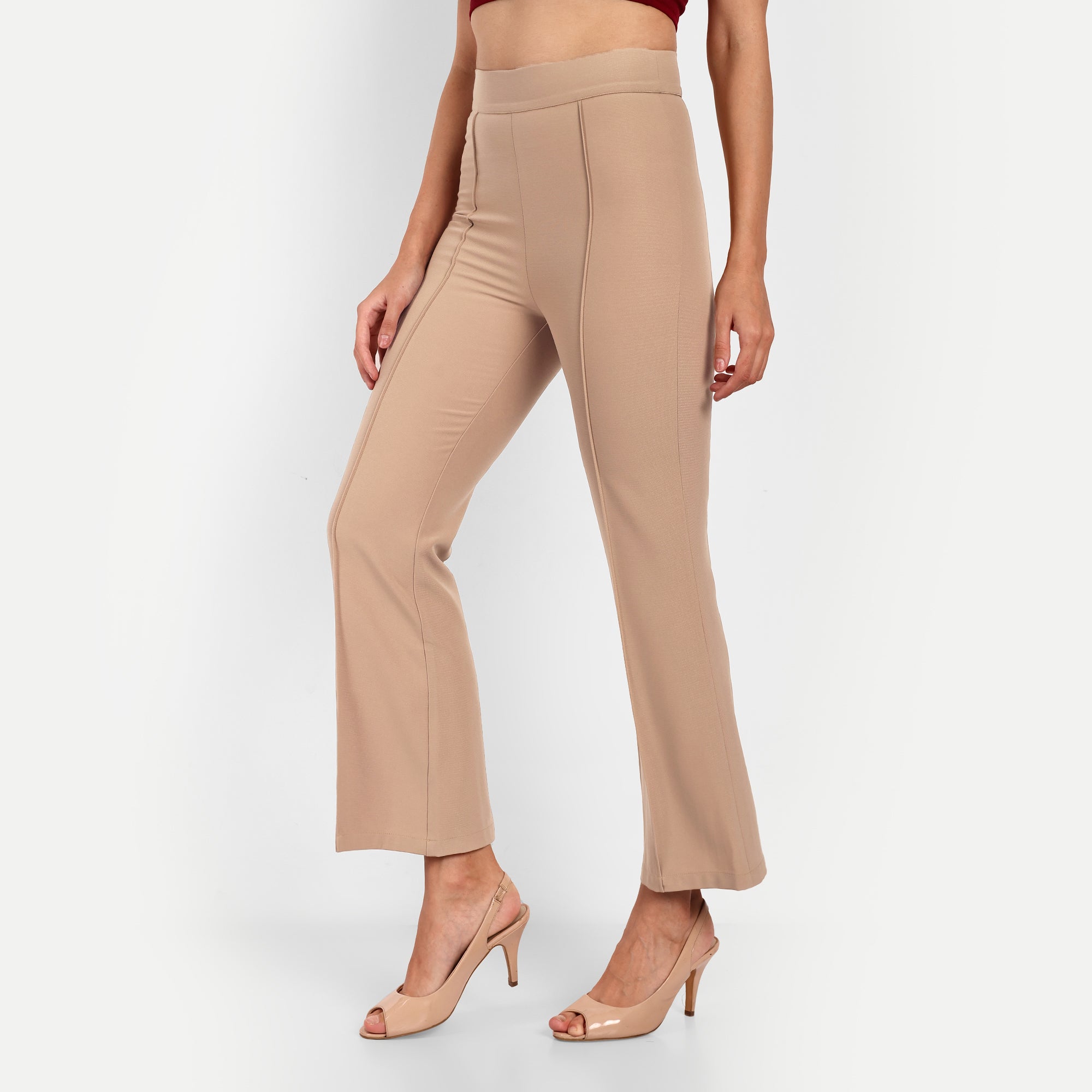 Effortless Elegance Pleated Waistband Slacks