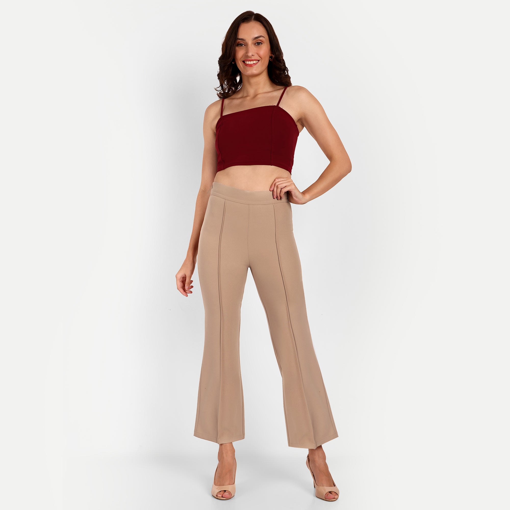 Effortless Elegance Pleated Waistband Slacks