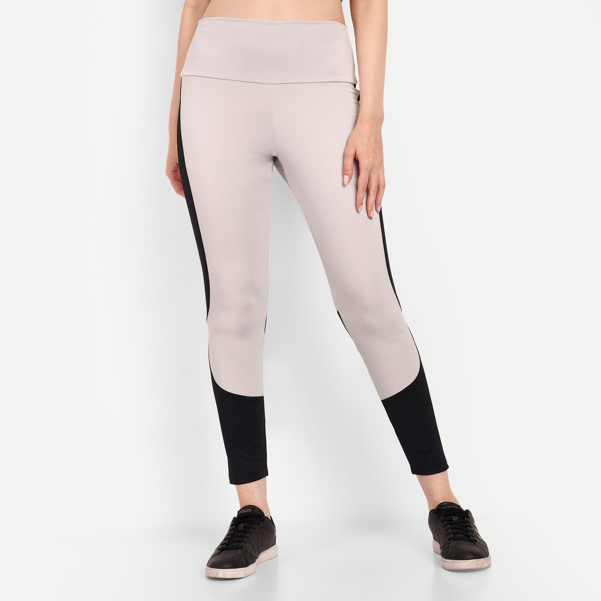 High Rise Contrast Panel Running Legging