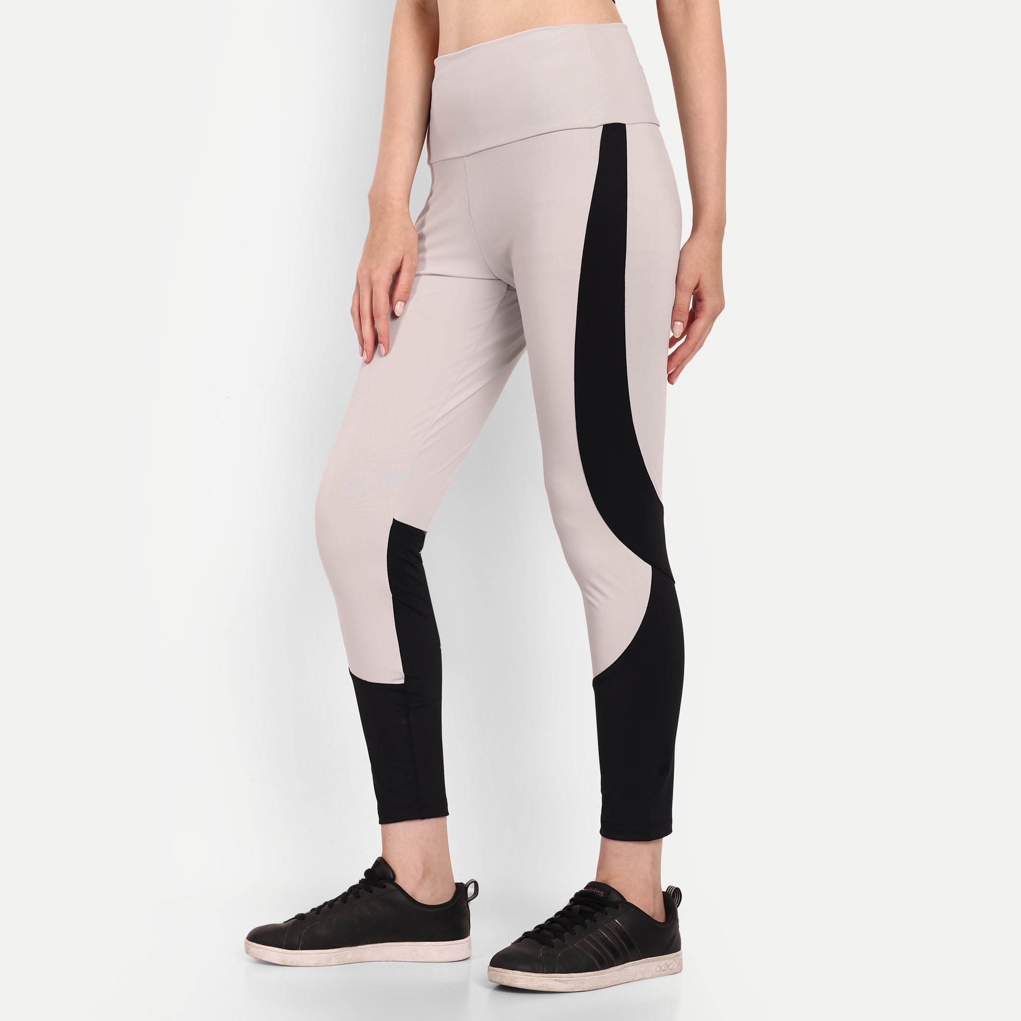 High Rise Contrast Panel Running Legging