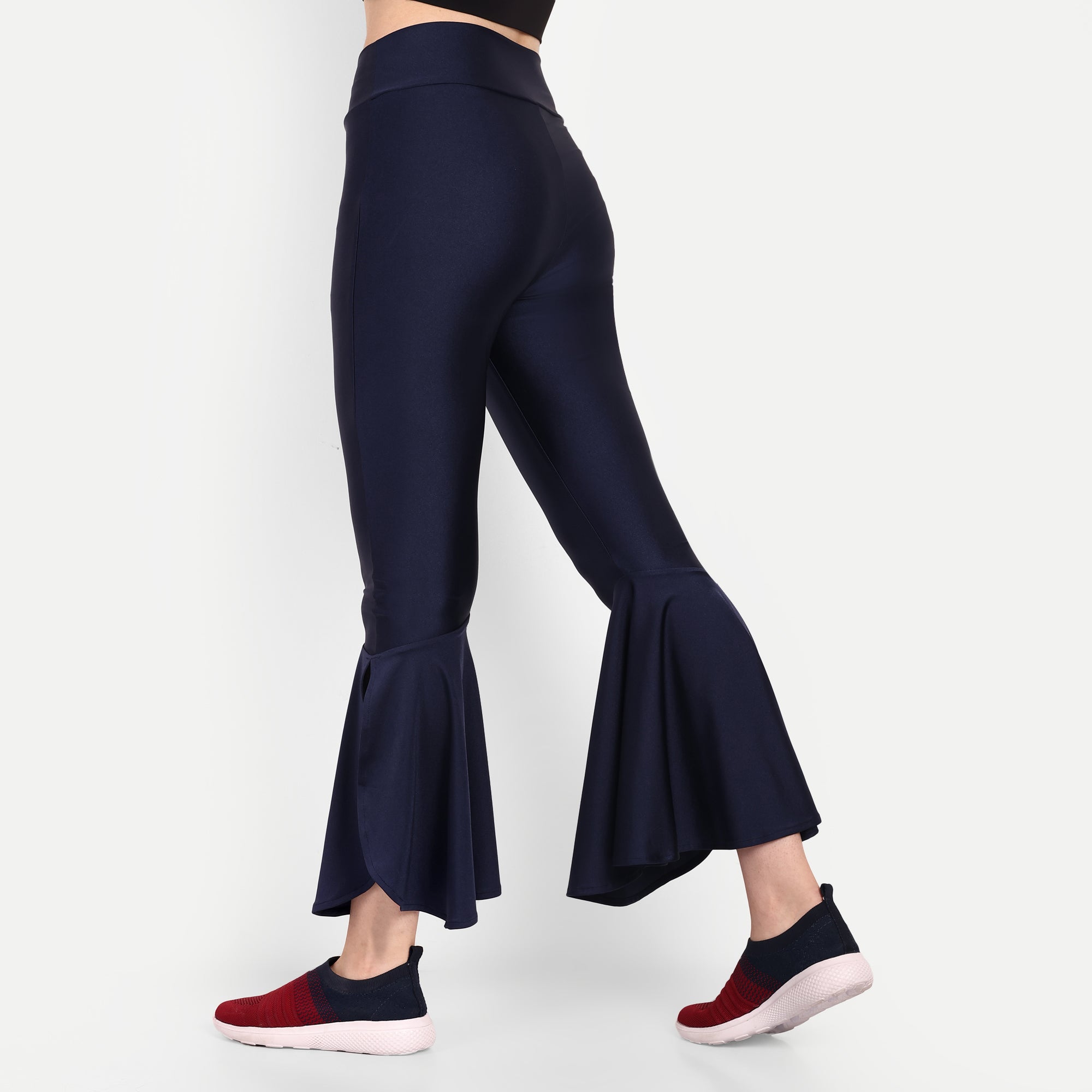 High Rise Fit & Flare Yoga Pants