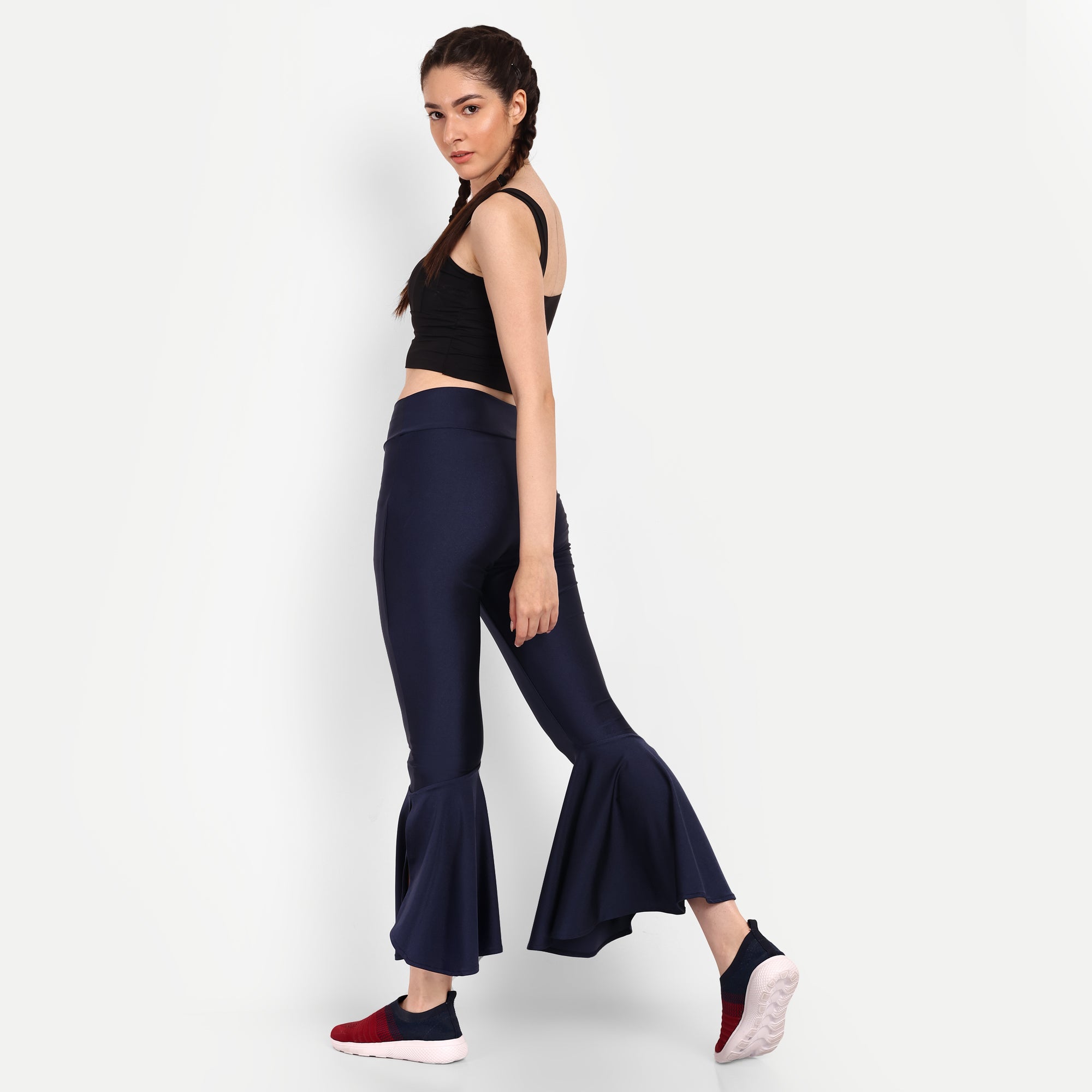 High Rise Fit & Flare Yoga Pants