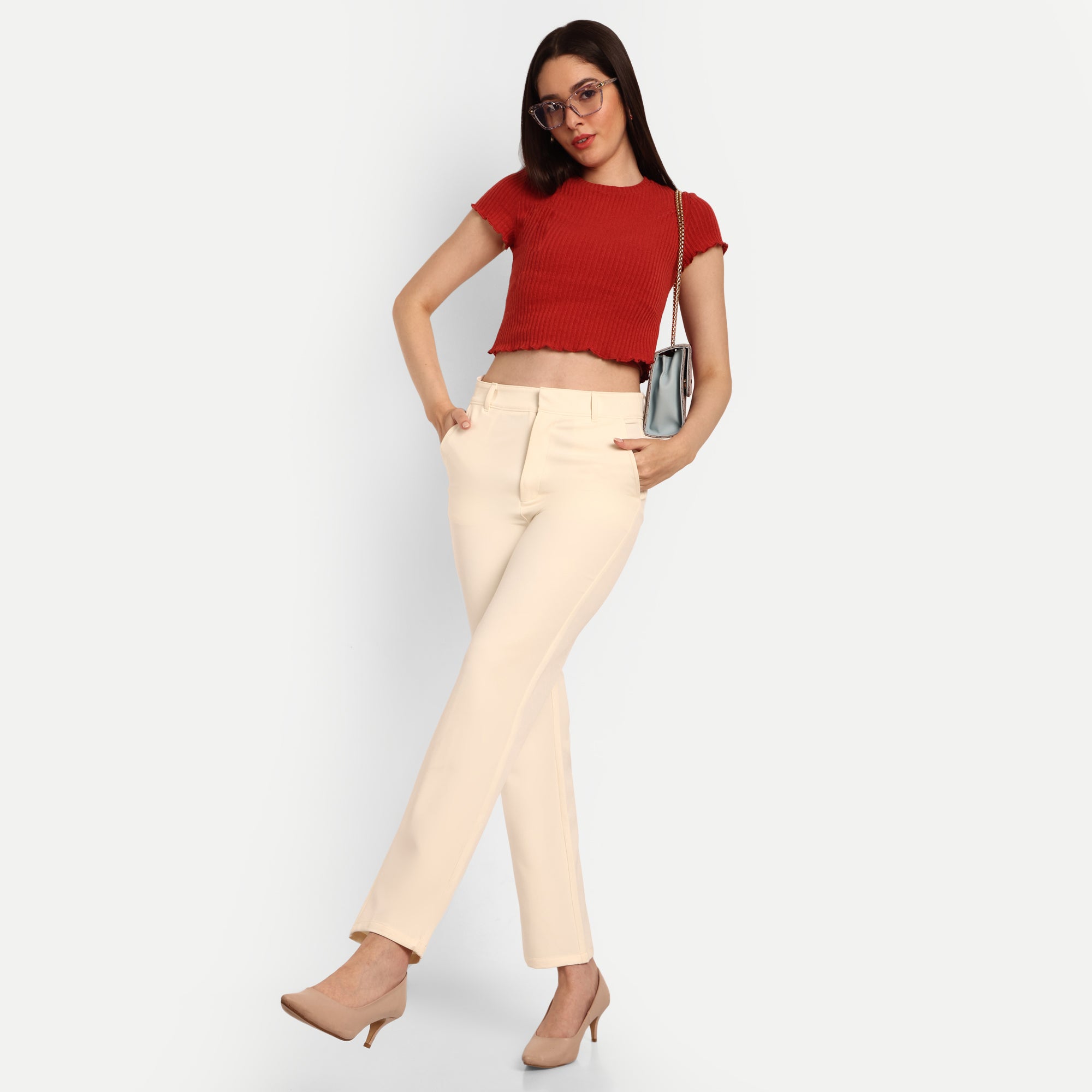 Tailored High Rise Trouser