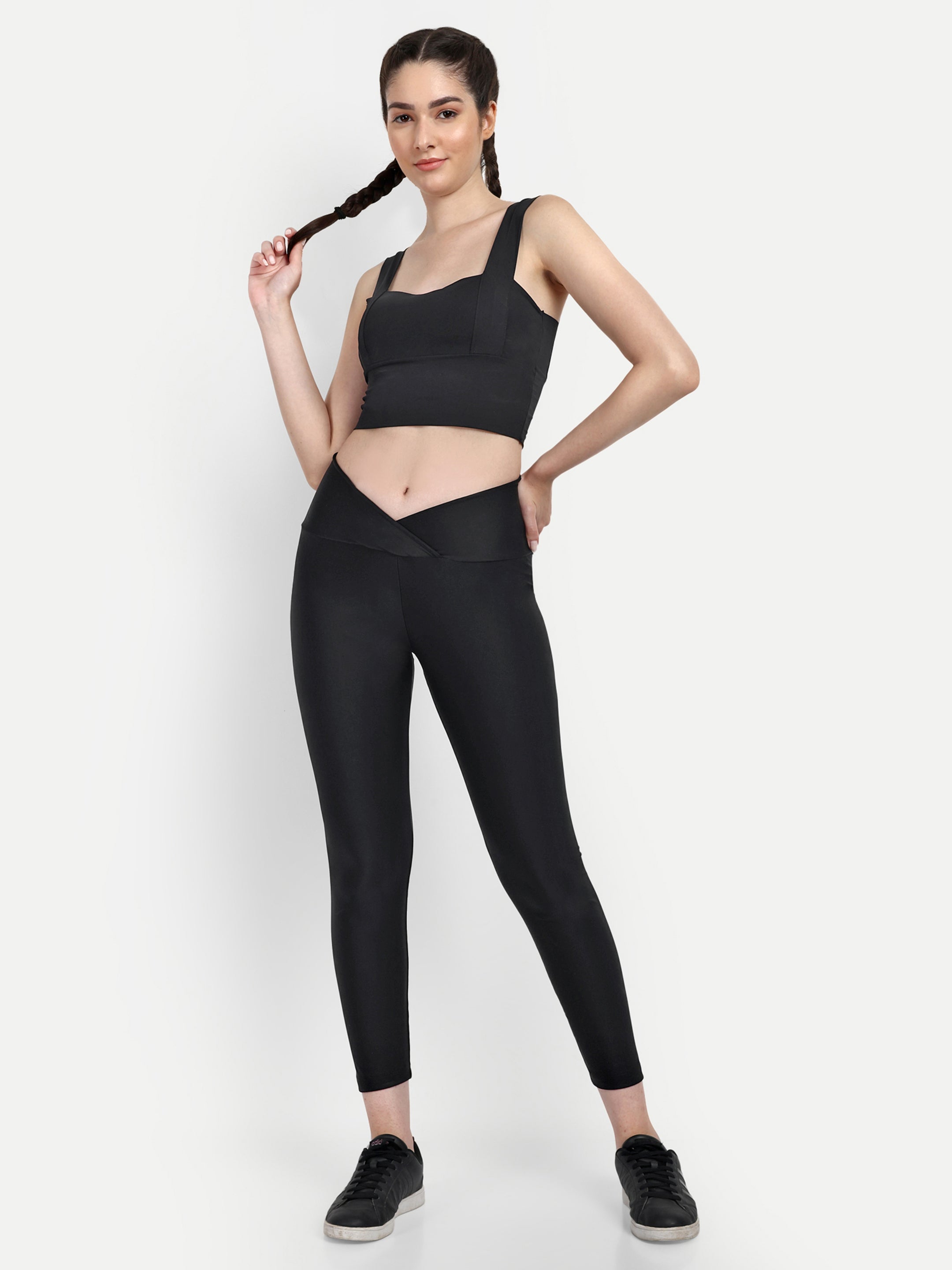 Flexifit Legging With Overlap Waistband