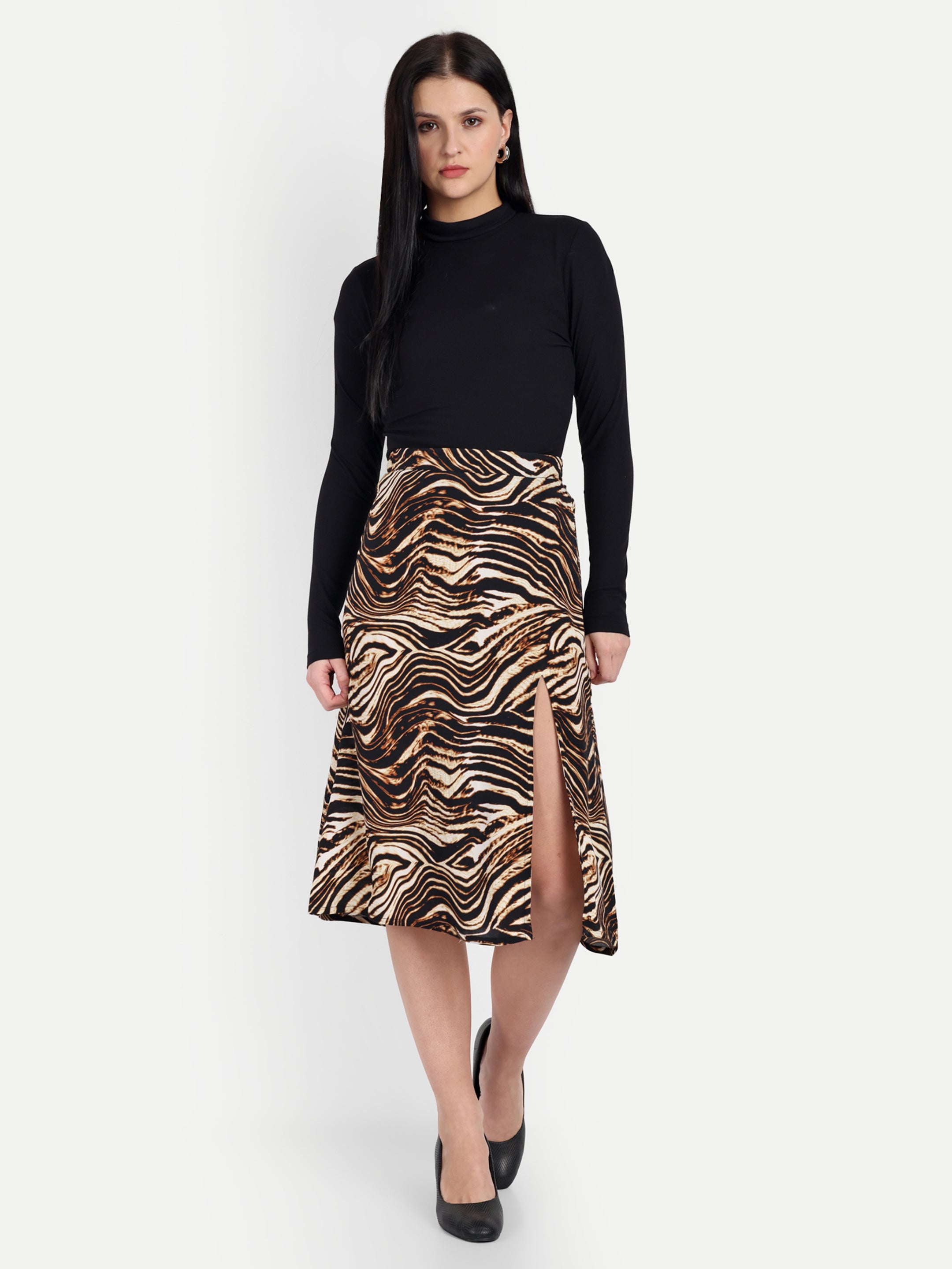 Sleek Slit Chic Skirt