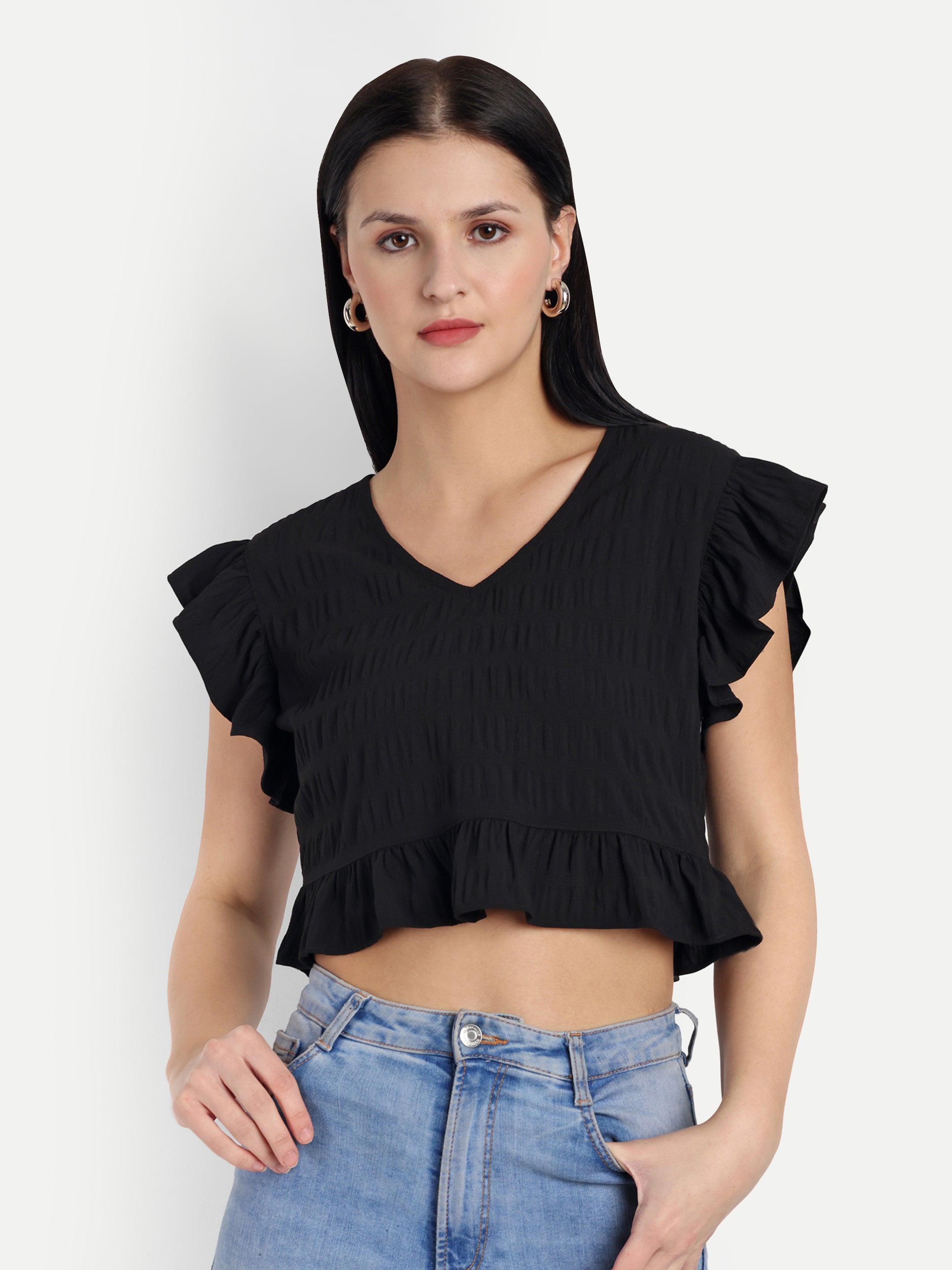 RUFFLE TOP