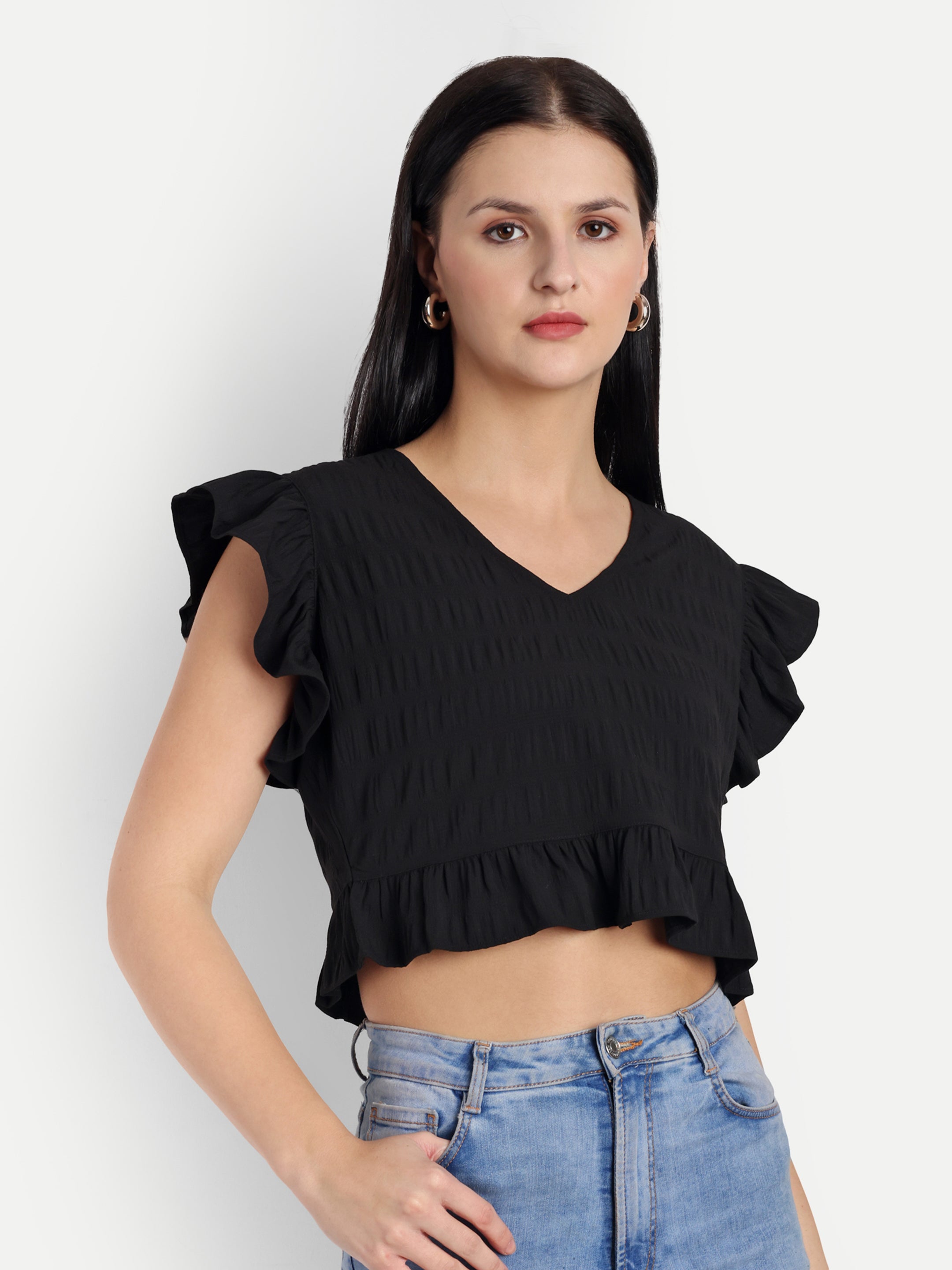 RUFFLE TOP