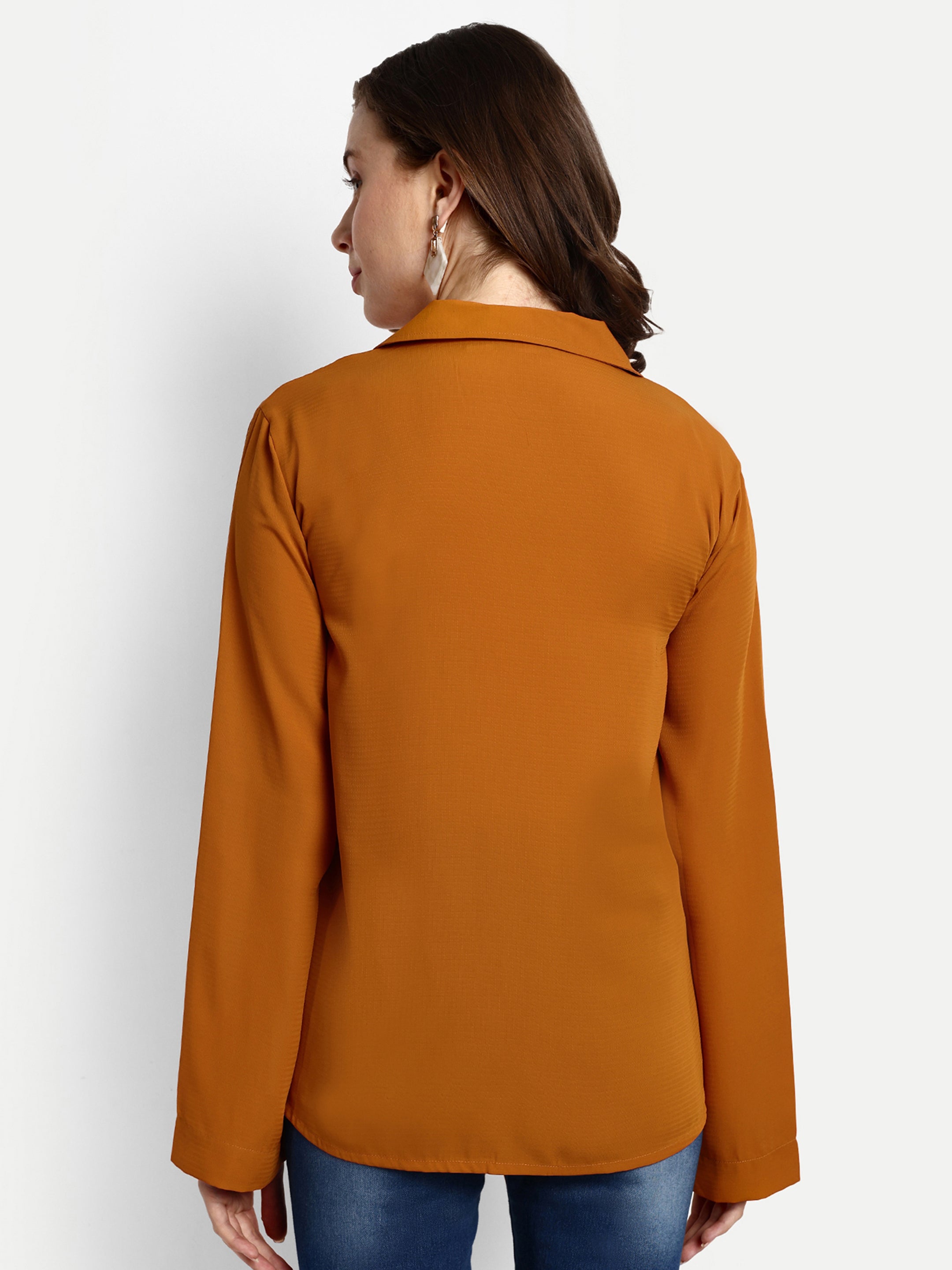 Full Sleeve Collar Blouse