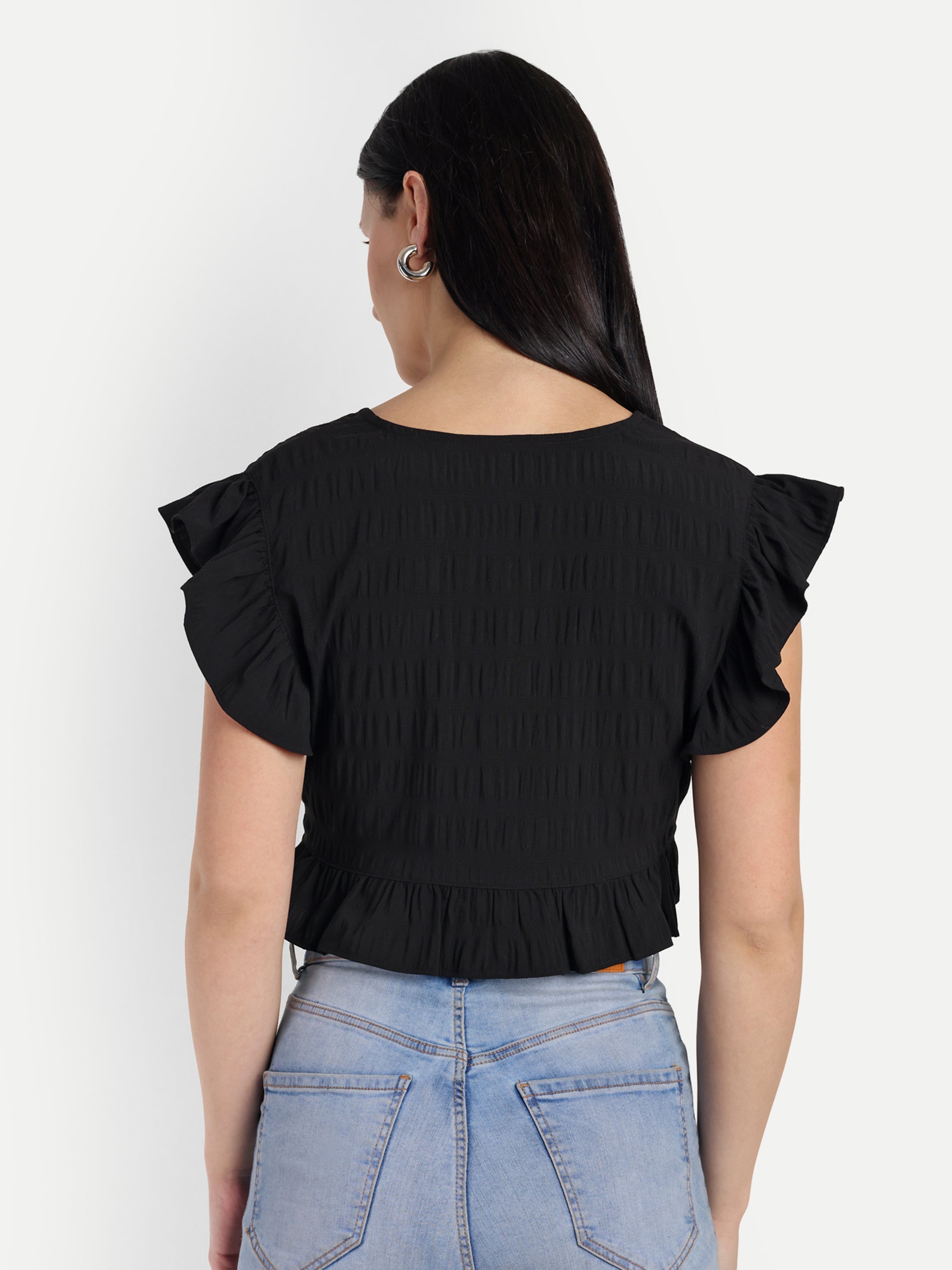 RUFFLE TOP