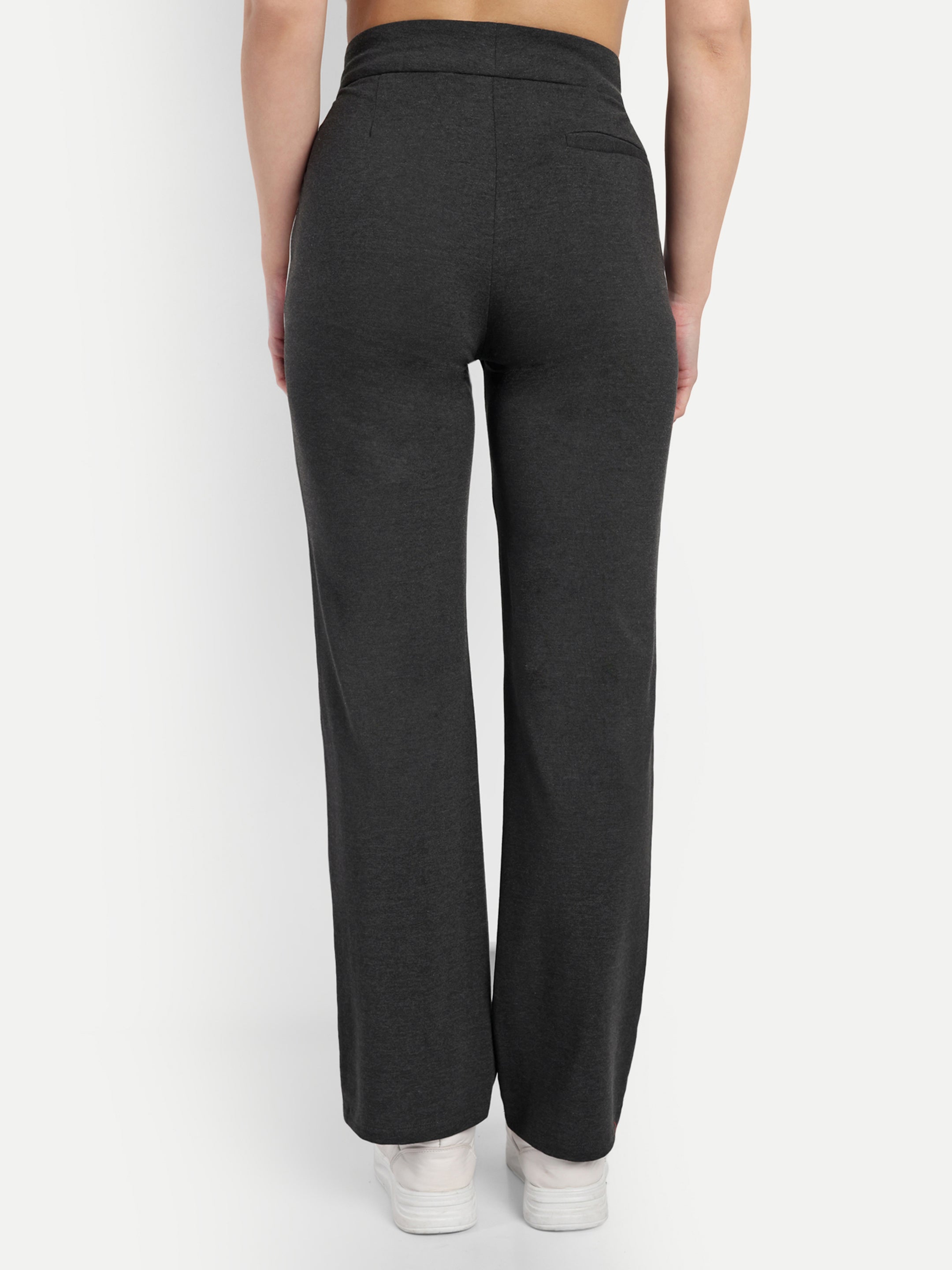 Stylish Side Piping Trousers with Button Closure