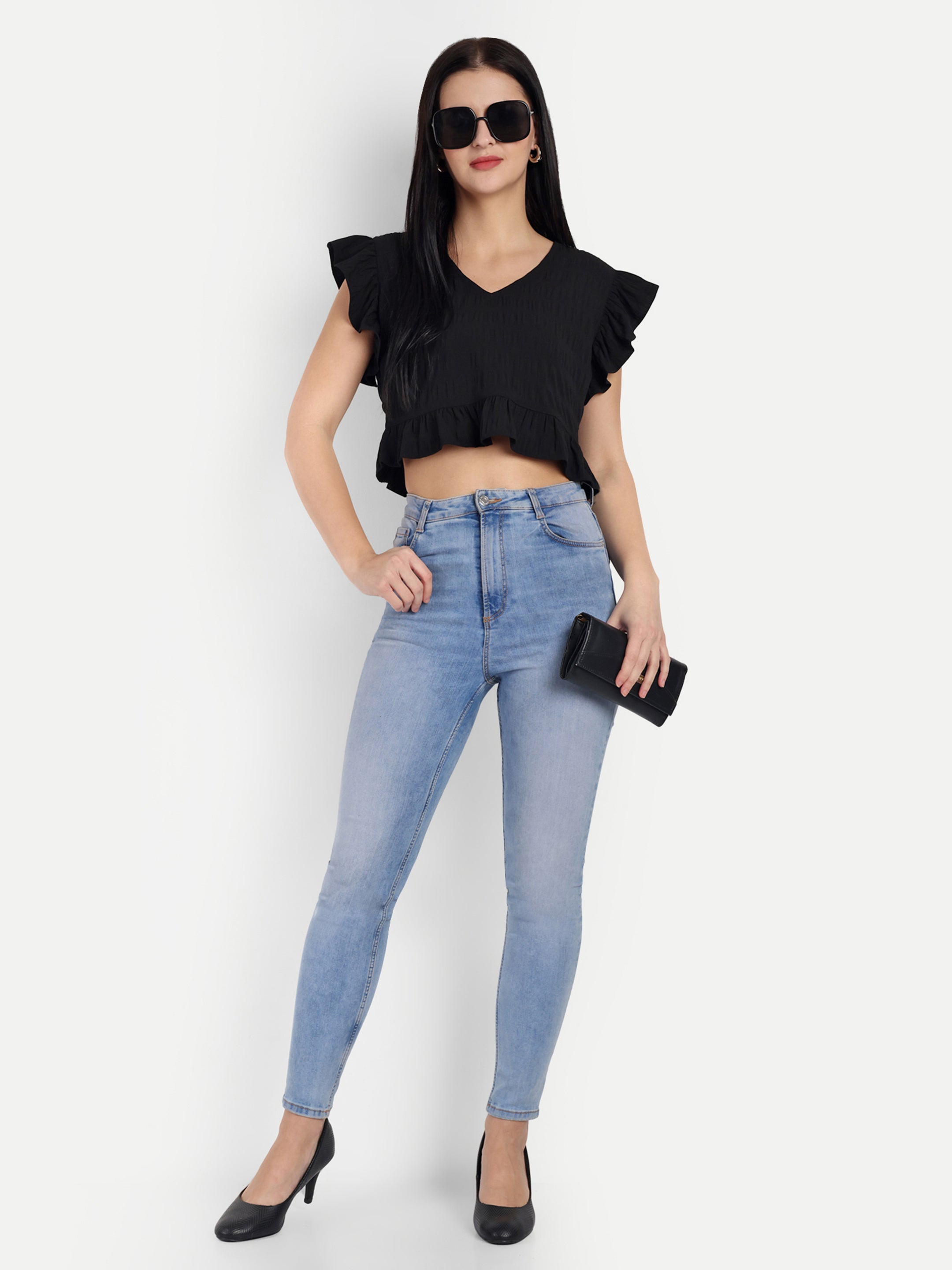 RUFFLE TOP