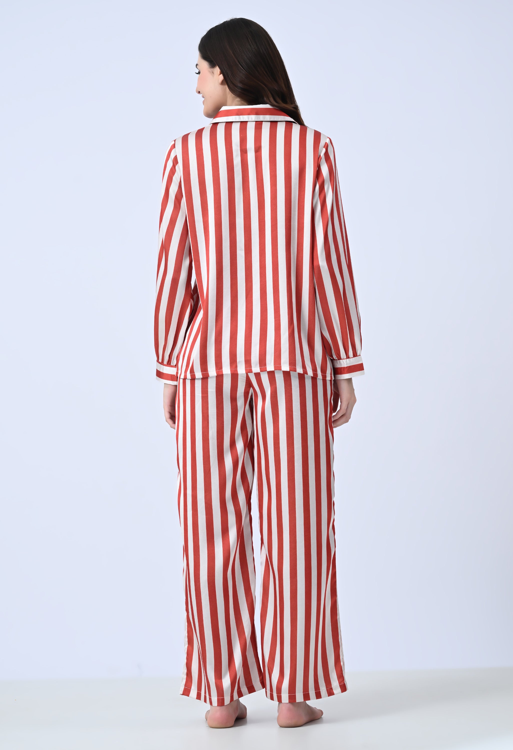 Retro Striped Pajama Set