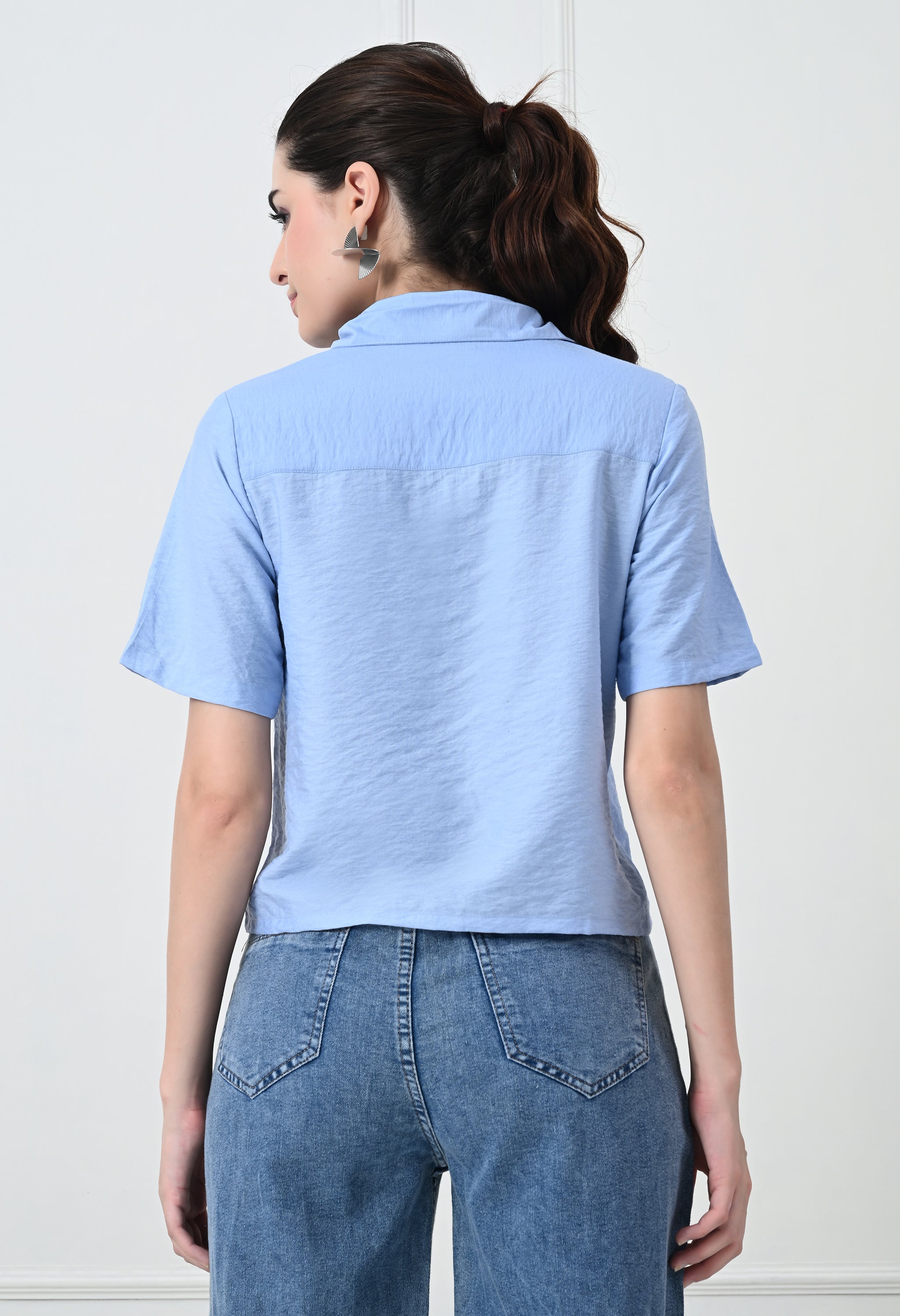 BLUE UTILITY SHIRT