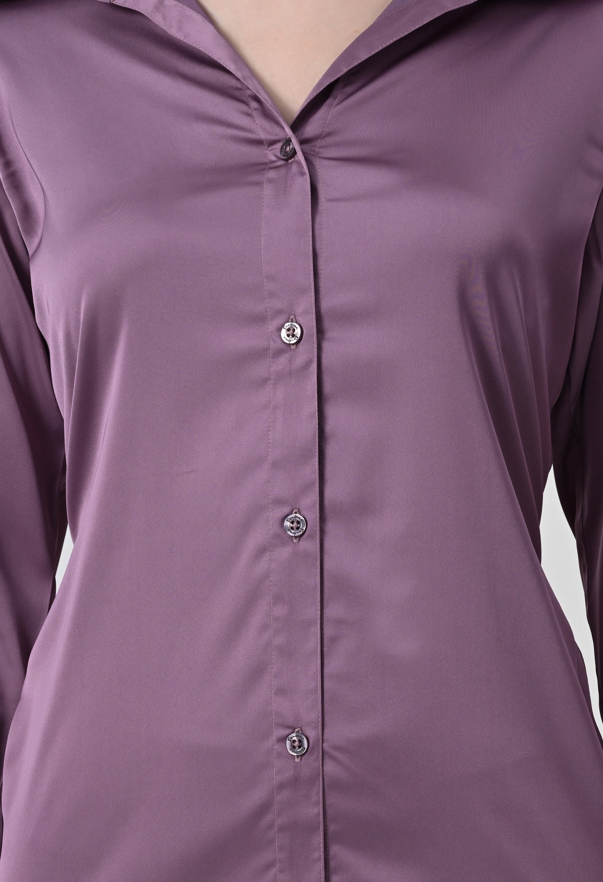 PURPLE SHIRT DRESS