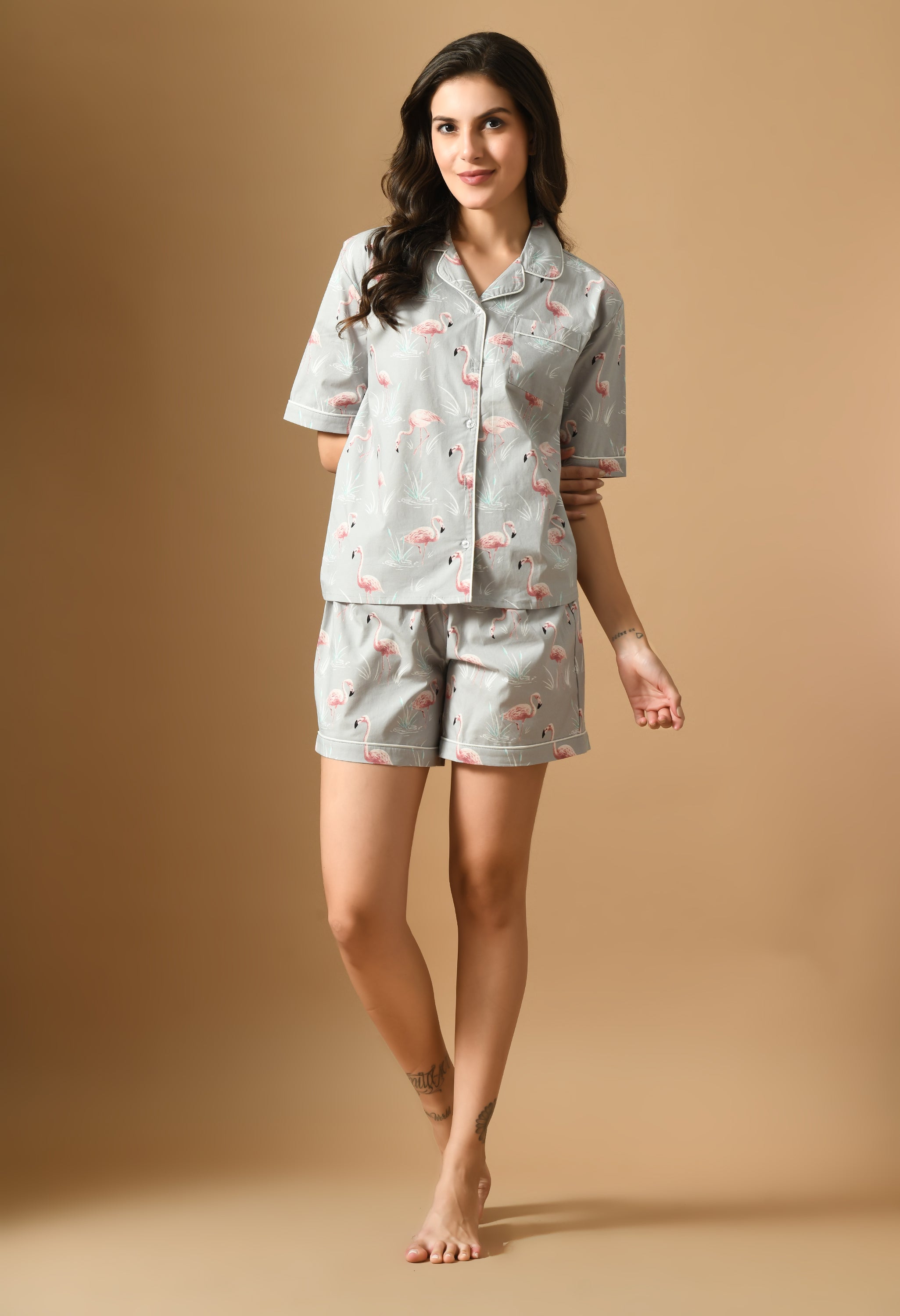 Women's Duck Print PJ Set