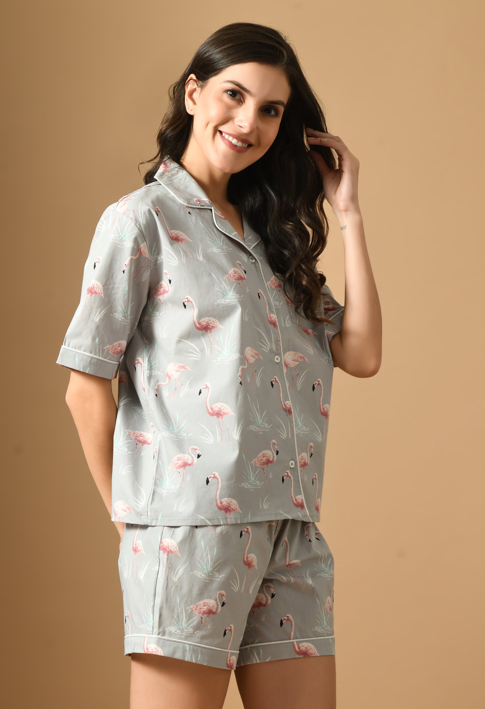 Women's Duck Print PJ Set