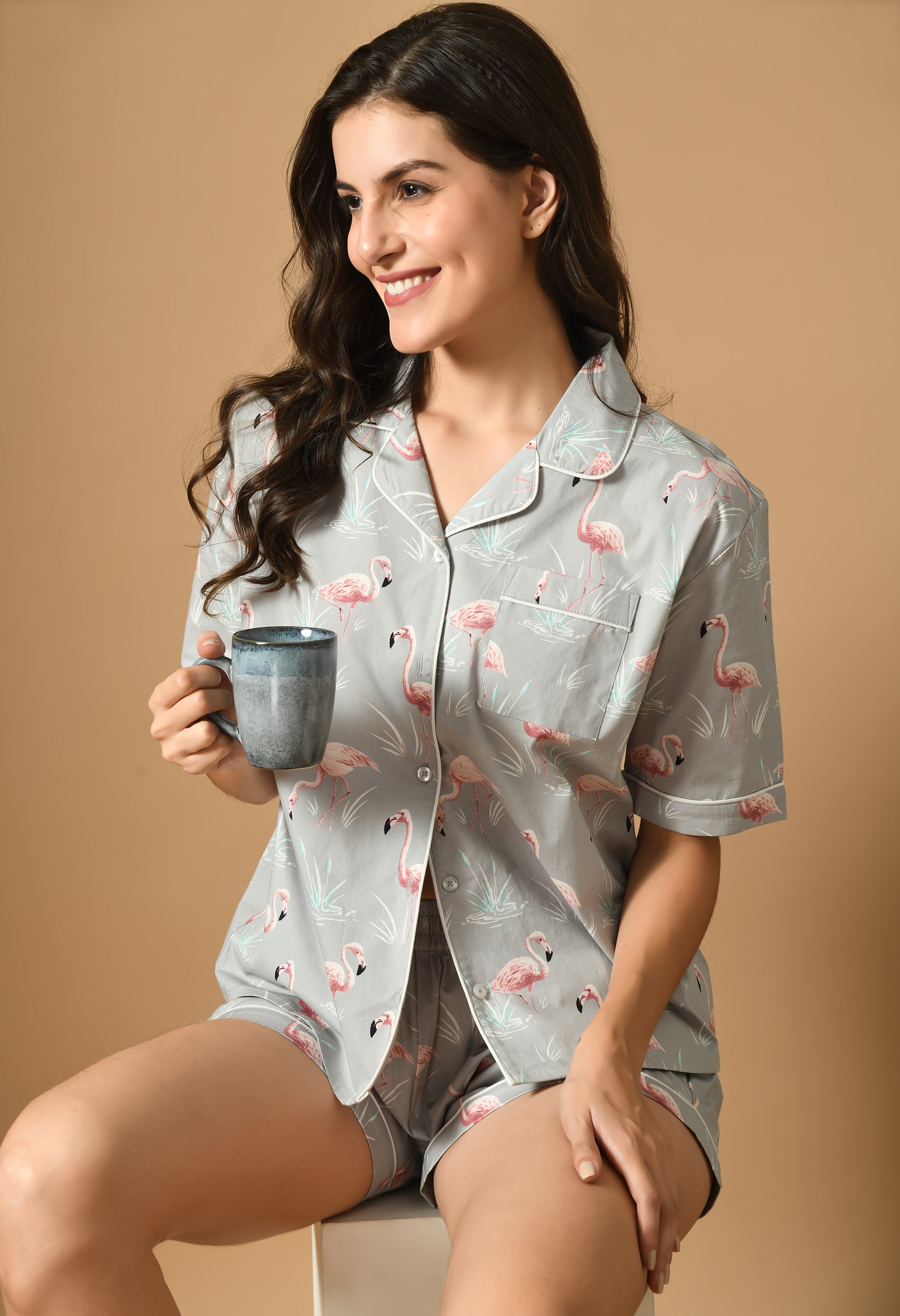 Women's Duck Print PJ Set