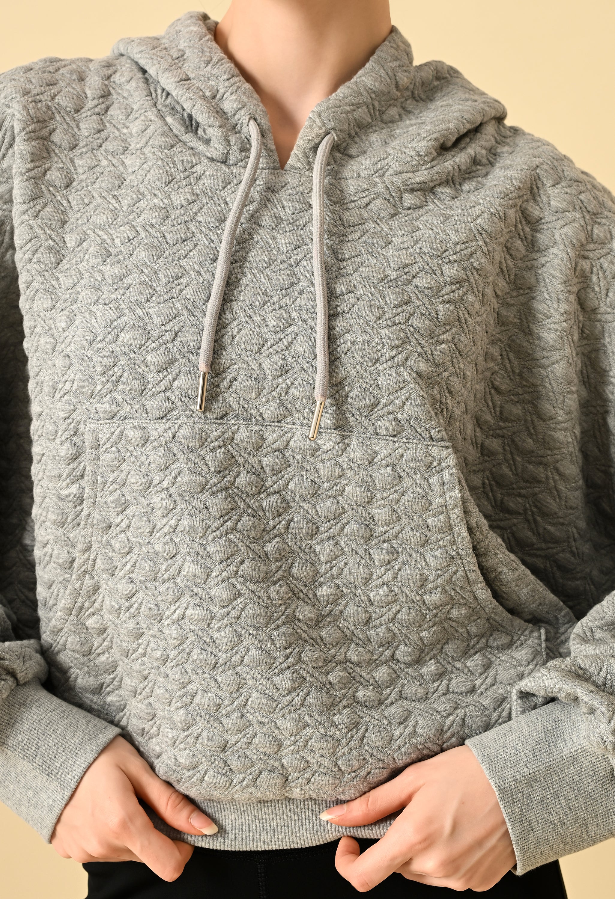 QUILT WARM HOODIE