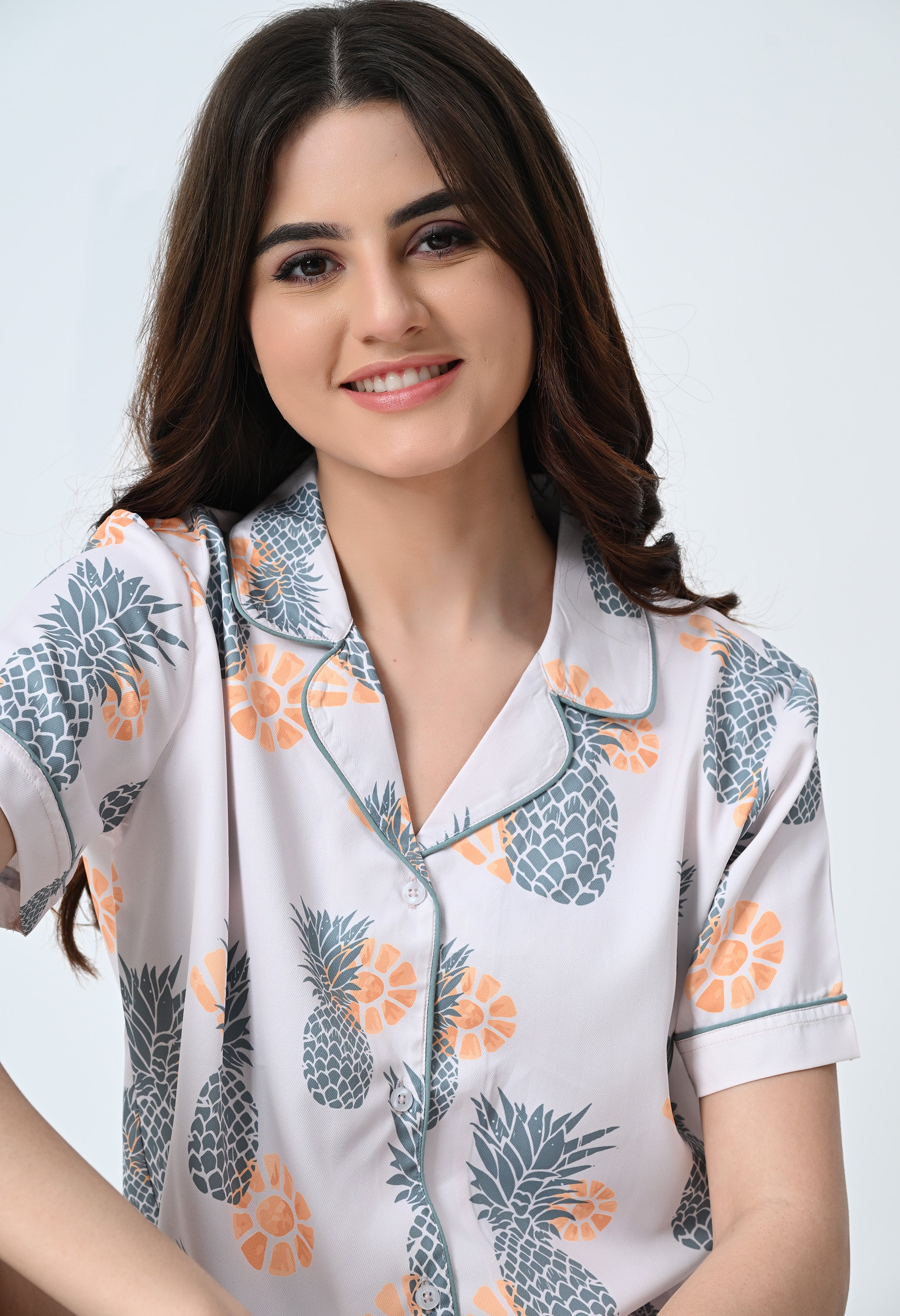 Playful pineapple PJ set