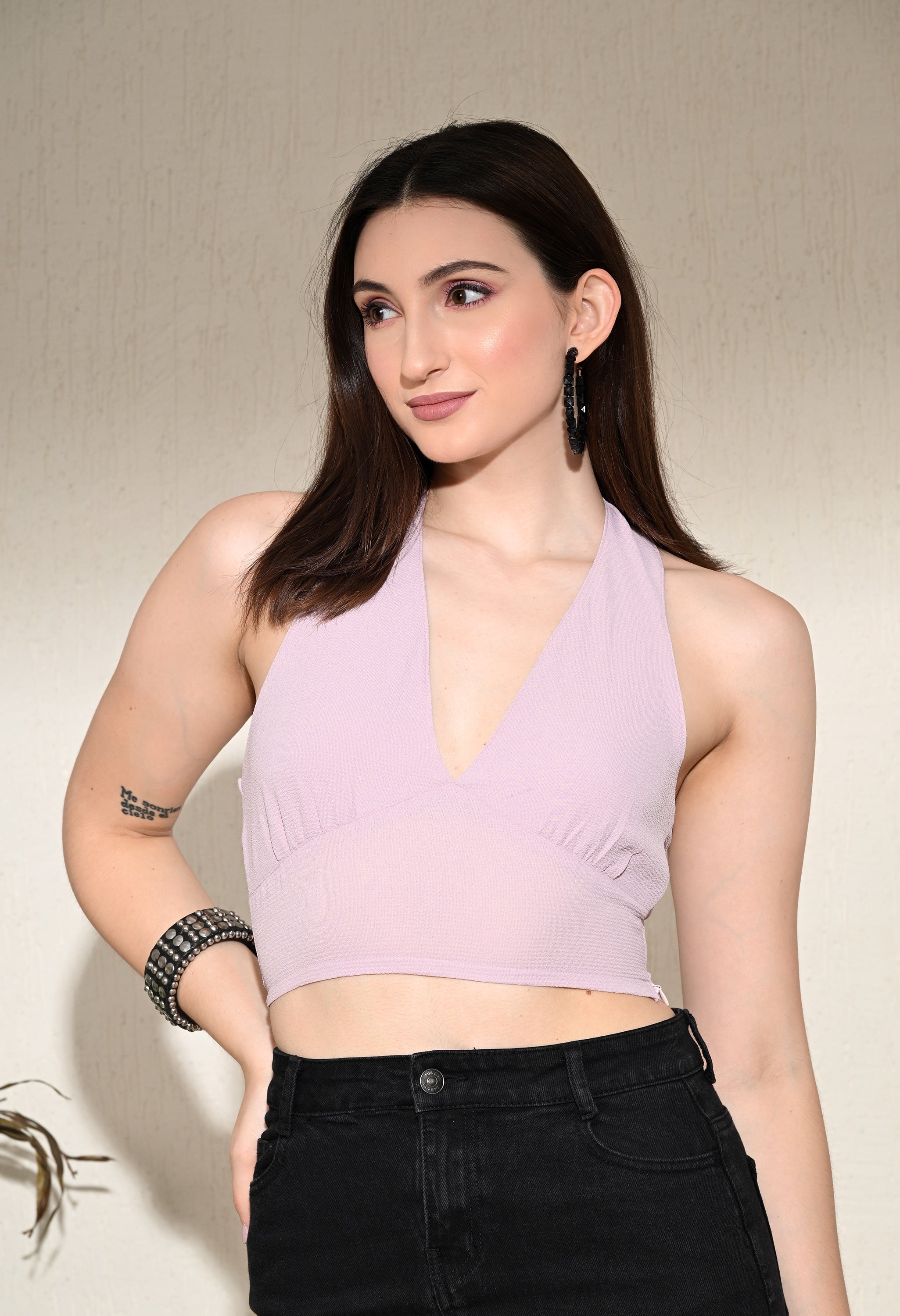 Halterneck Crop Top