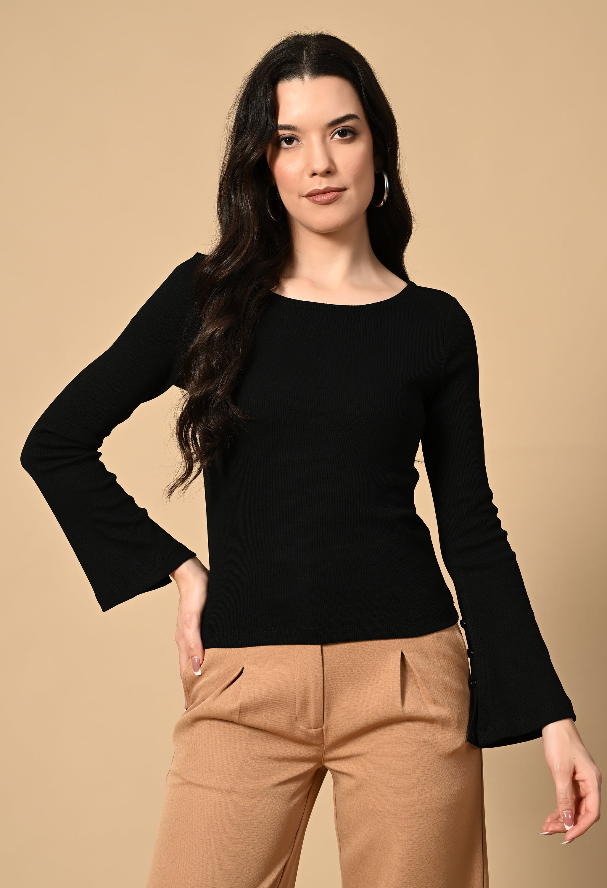 FLARE SLEEVE TOP